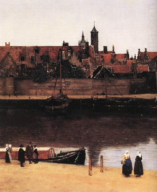 View of Delft (detail) est, VERMEER VAN DELFT, Jan